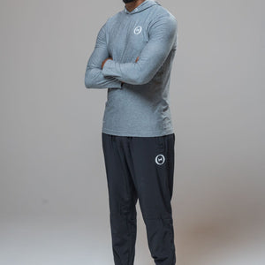 Complete look of our THETA element hoodie and white logo THETA core trackies. Finished with white nike metcon 8's. 