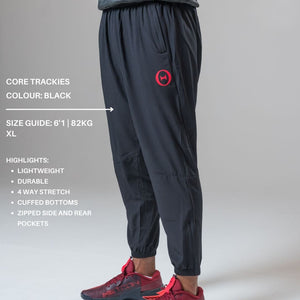 Core Trackies (Red Logo)