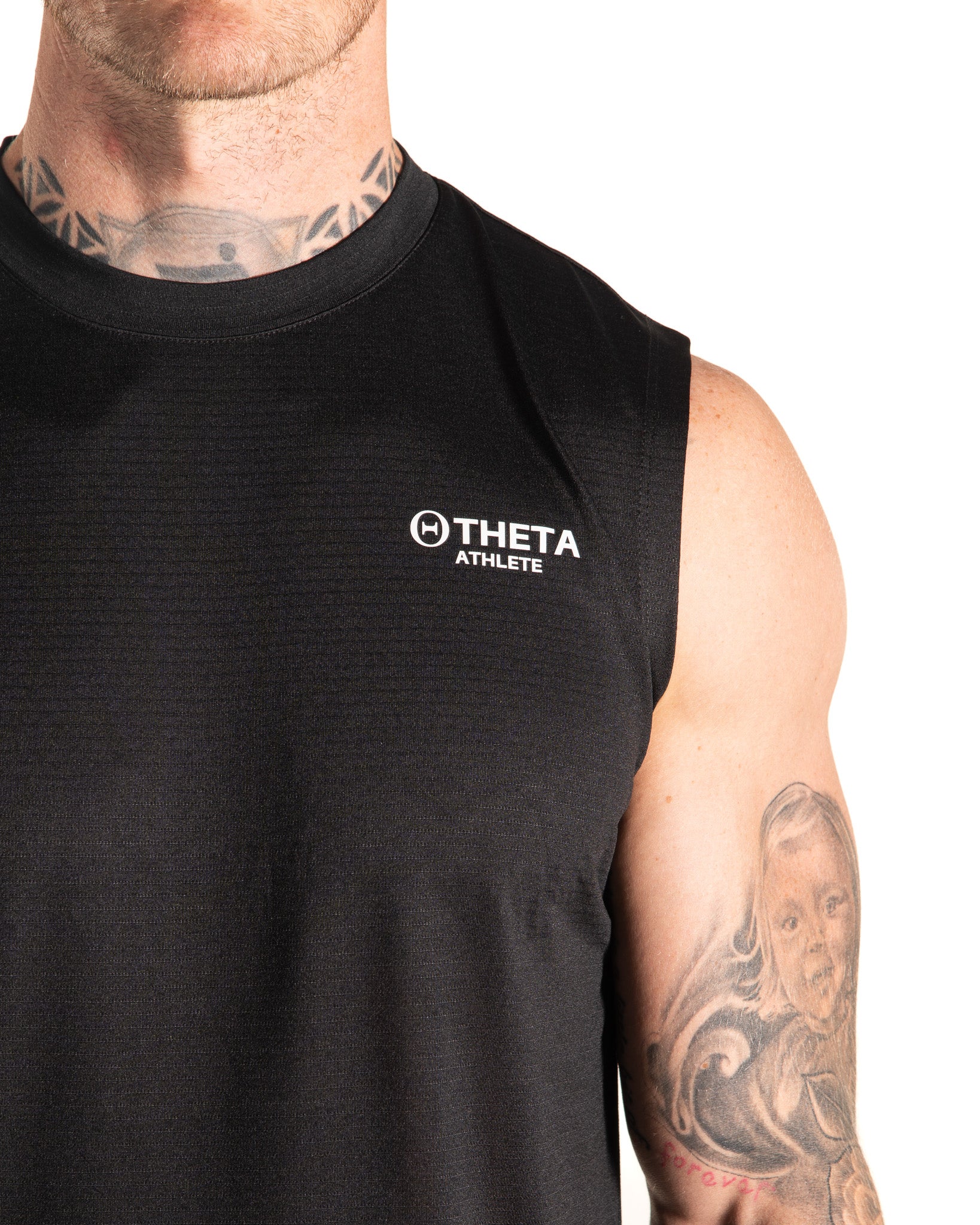 THETA TECH TANK - ATHLETE (BLACK)