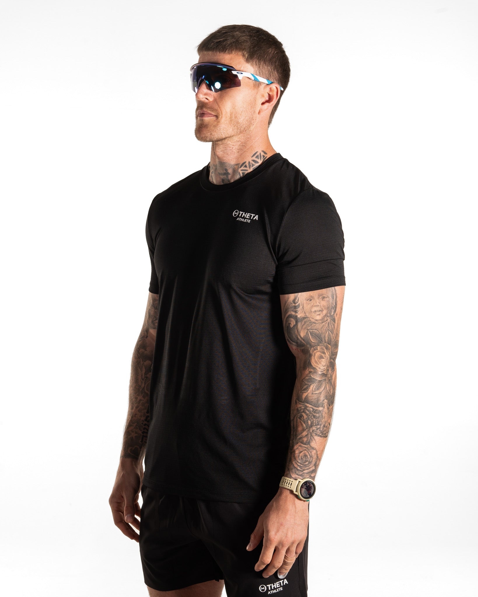 THETA TECH T-SHIRT - ATHLETE (BLACK)