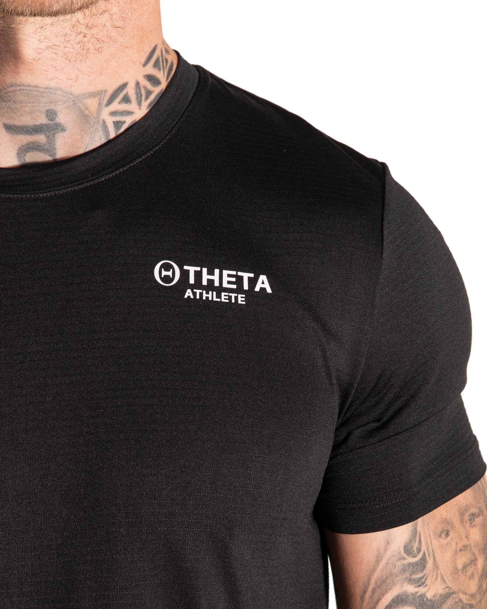 THETA TECH T-SHIRT - ATHLETE (BLACK)