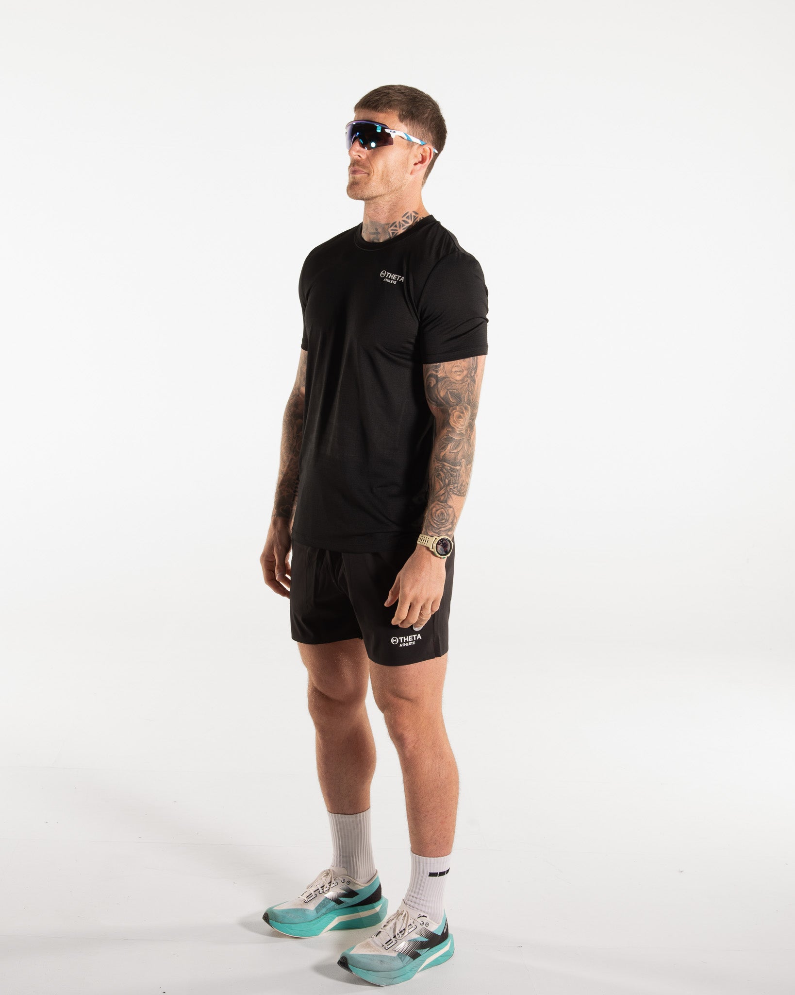 THETA TECH T-SHIRT - ATHLETE (BLACK)